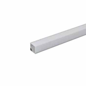 Alu Profile corner square 16x16mm anodized for standard flexible LED strips